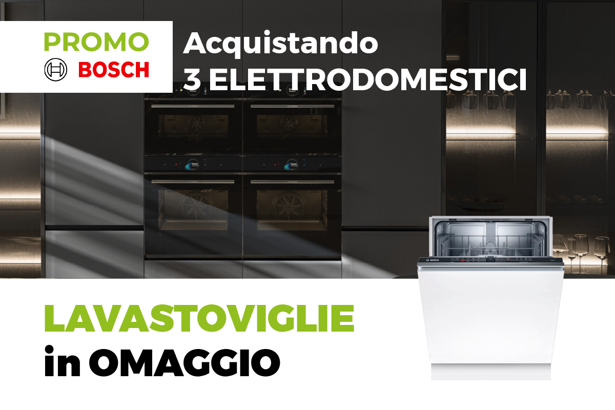 Offerta Cucine Arredo3 2025 - Con Cucina completa con elettrodomestici Bosch Lavastoviglie in Omaggio.