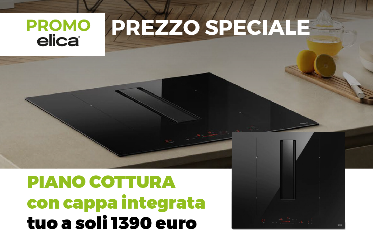 Promo Speciale Cucine 2025 - Offerte Arredamento Cucine Piano Cottura NIKOLTATESLA Elica a prezzo Speciale