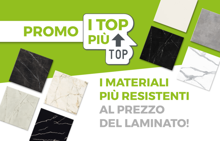 Top premium al prezzo del laminato. Offerta speciale Cucine Arredo3