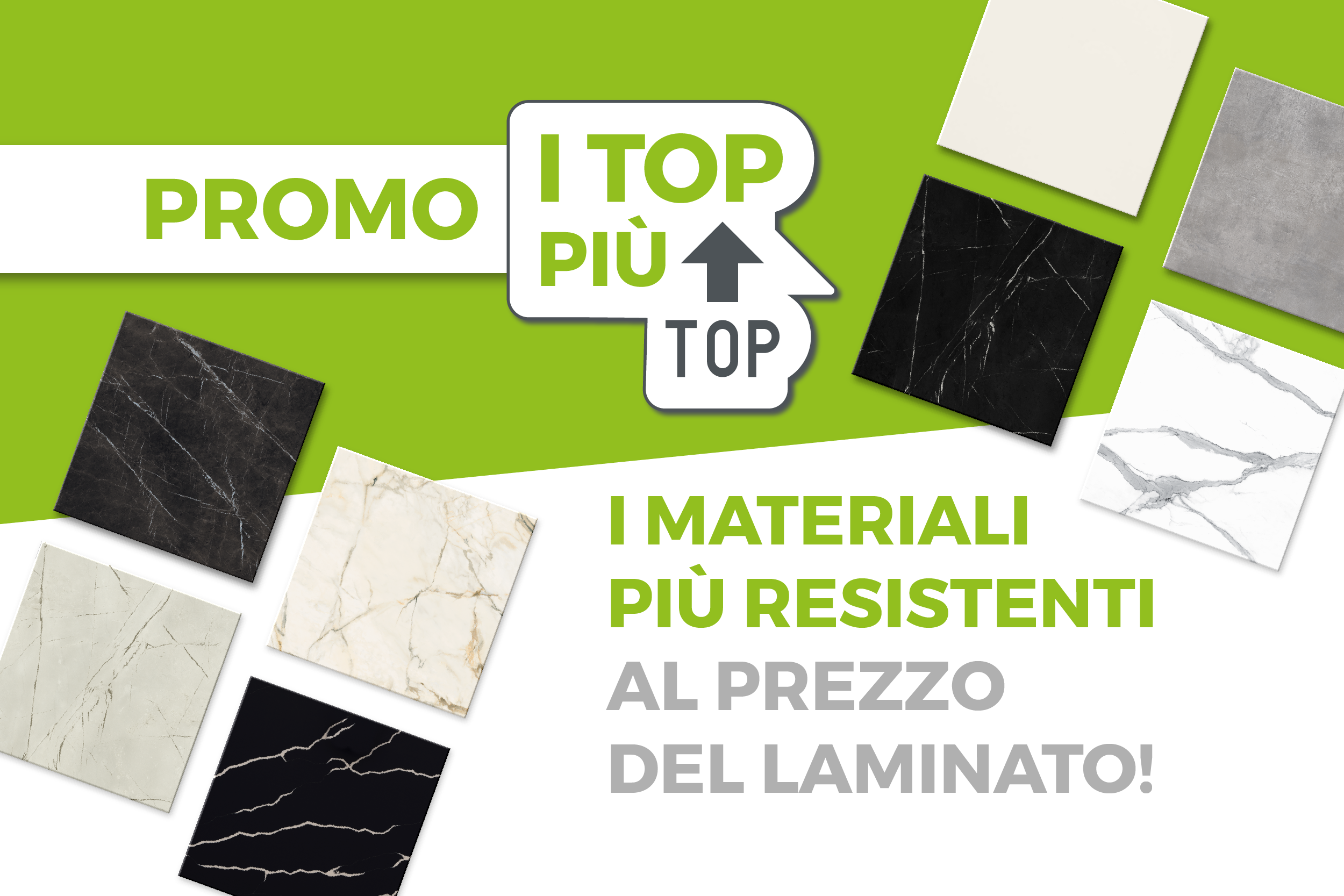 Top premium al prezzo del laminato. Offerta speciale Cucine Arredo3