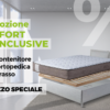 Letto matrimoniale con Contenitore + Rete Ortopedica + Materasso in Memory con uno sconto di € 850!