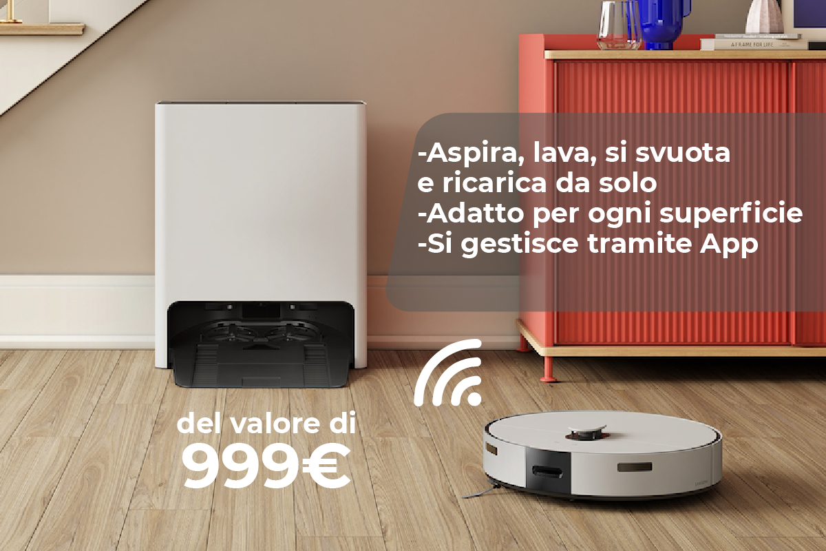 Con la tua cucina Arredo3 con elettrodomestici Samsung ricevi in regalo il Jet Bot Combo, un aspirapolvere Robot del valore di 999 €!